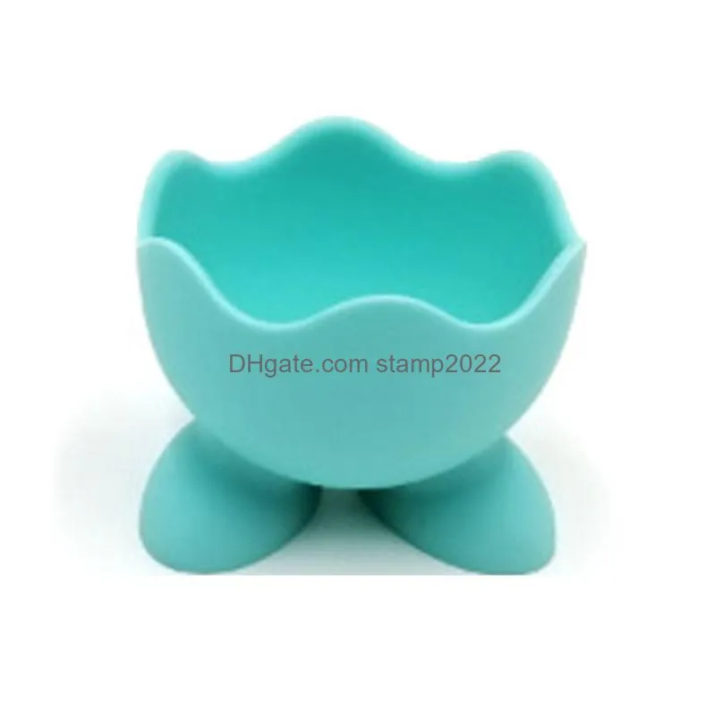 silicone egg tools cup holders breakfast boiling beauty blender holder egg rack eggs tool colored soft serving cups 20220901 e3