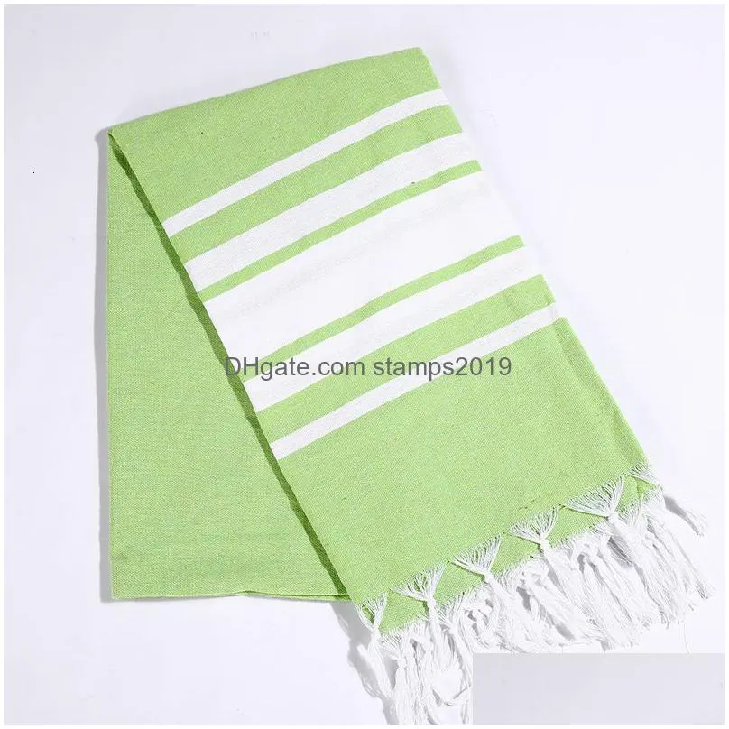 towel turkish tassel bath soft striped adult beach towels for spa hammam travel camping shawl tapestry scarves 100x180cm 230721