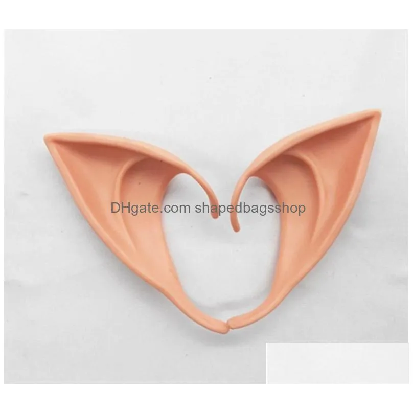 elf ear halloween fairy cosplay accessores vampire party mask for latex soft false ear 10cm and 12cm sn961