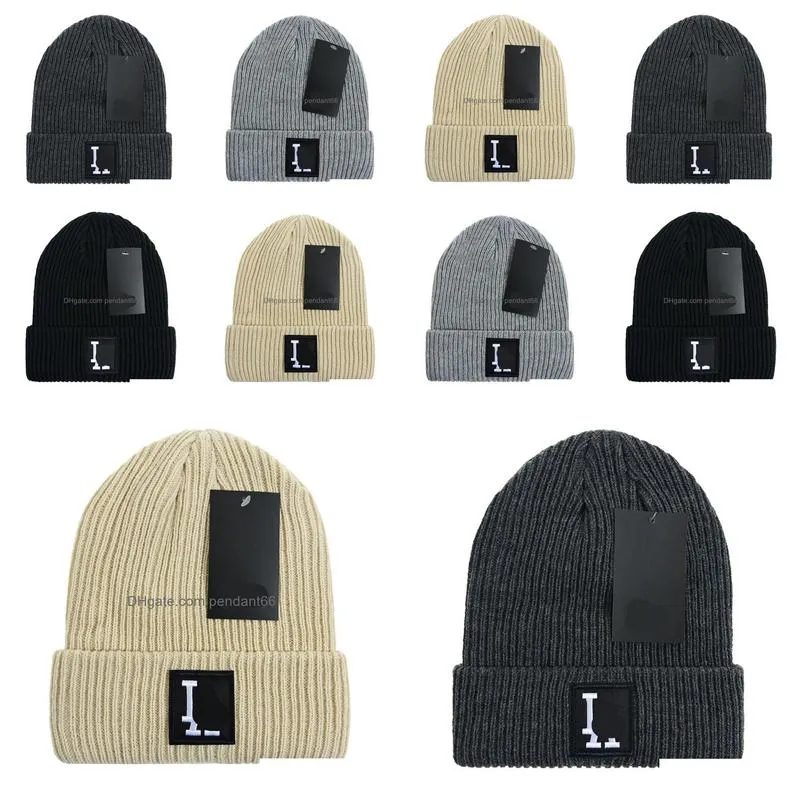 wholesale winter la beanie hat men women cap ski hats snapback mask cotton skull unisex cashmerework big horse luxury outdoor beanies