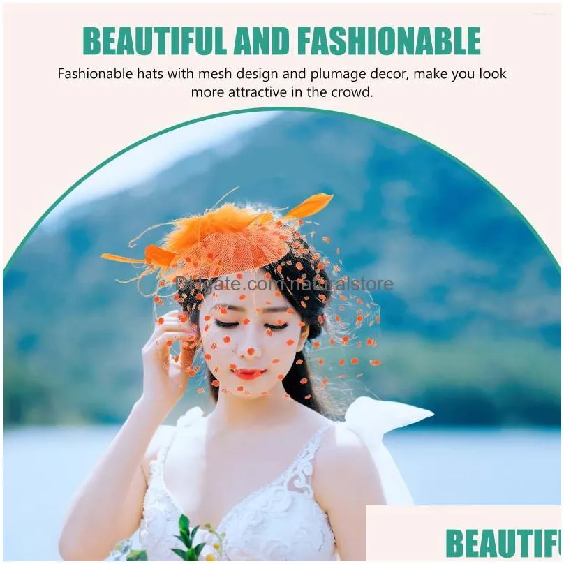 bandanas bride hat banquet headdress bow tie women fascinator hair accessories tea party fascinators miss