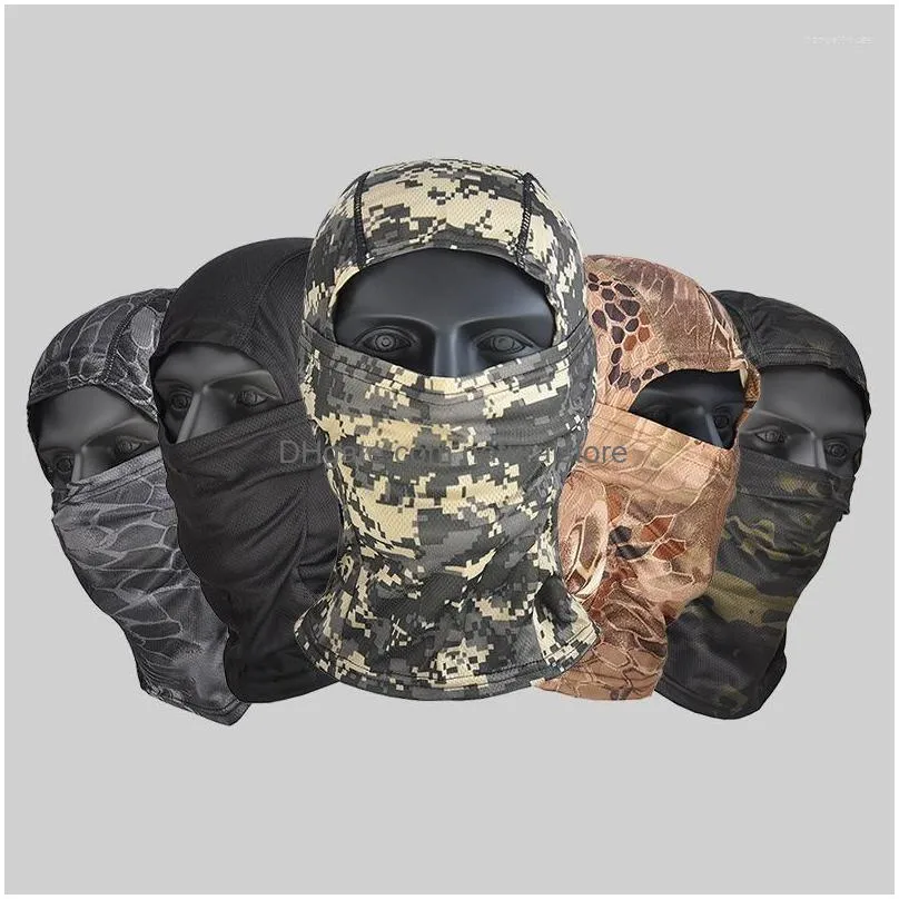 bandanas tactical balaclava military full face mask shield cover cycling army hunting hat camouflage scarf