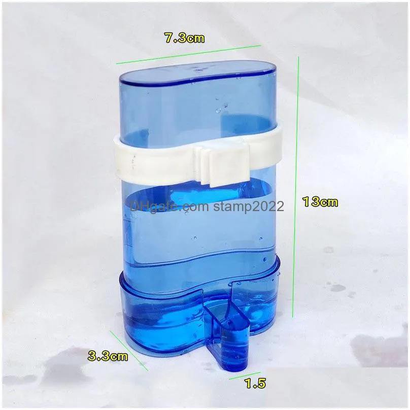 bird water dispenser for cage automatic birds waterer feeder parakeet cage accessory clear food drinker container no mess 20220923 q2