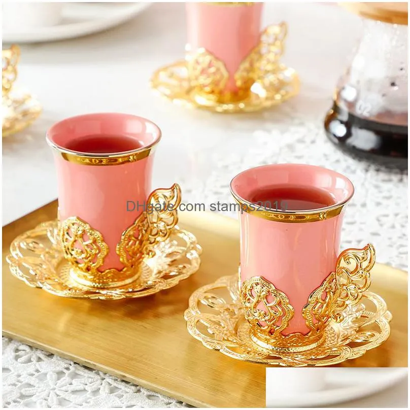 tumblers european nordic phnom penh cup and dish set modern simple ceramic coffee mugs espresso cups cute cup 230705