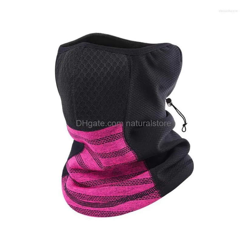 bandanas autumn and winter cycling head scarf neck cover outdoor sports thickened face protection ear warm ski mask