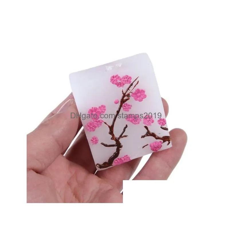 other event party supplies 100pcs wedding candles smoke- scented wax cherry blossoms candle present gifts favors decoration sn409 dh7ea