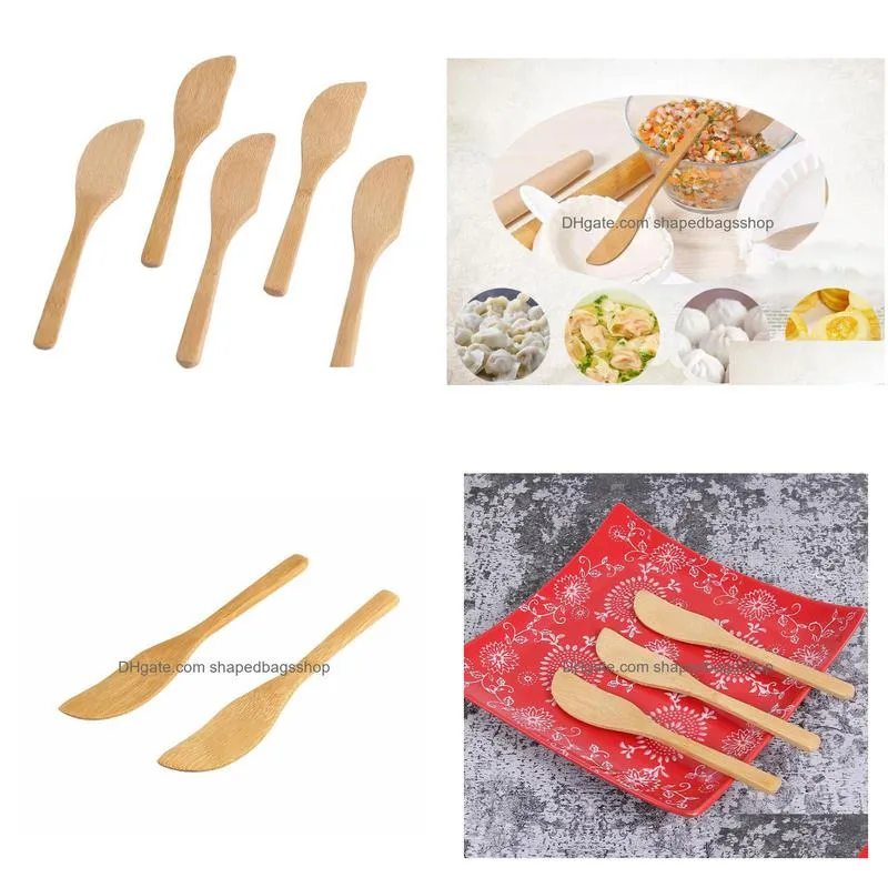 wooden butter knife pastry cream cheese butter cake knife cake decorating tools fast shipping sn2998