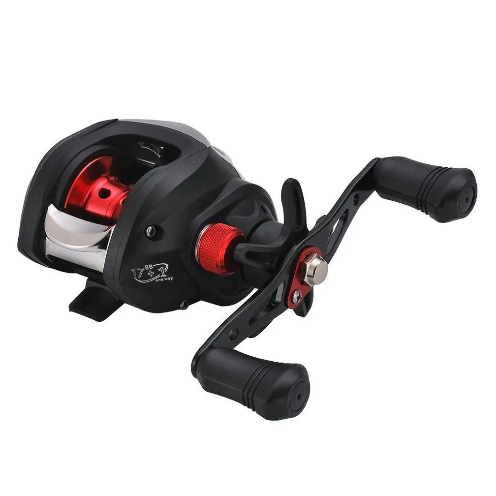 Spinning Reels hardy Reels Lightweight High Speed 7.2to1 Gear Ratio Baitcast Fishing Reel 17plus 1 Ball Bearings Baitcasting Baitcaster