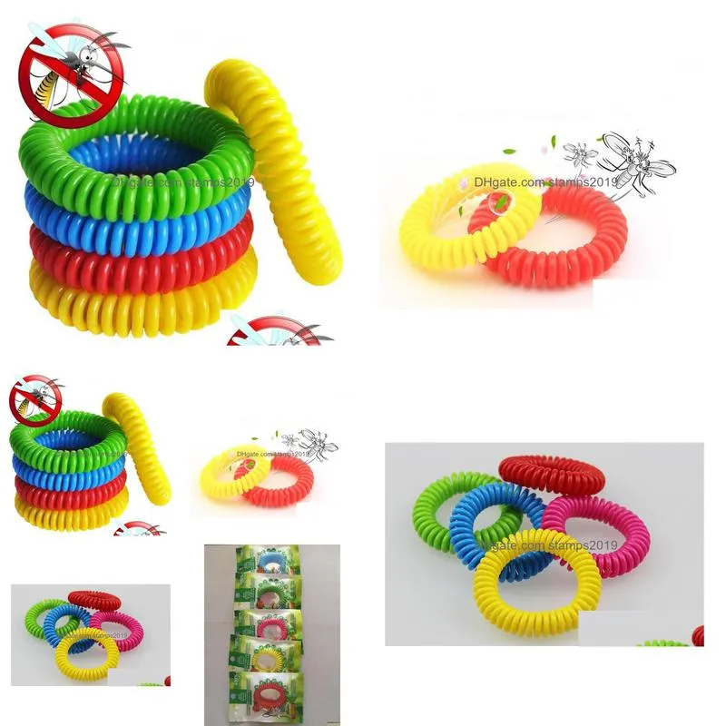 pest control anti- mosquito repellent bracelet anti bug repel wrist band insect mozzie keep bugs away mixed color drop delivery home dhapf