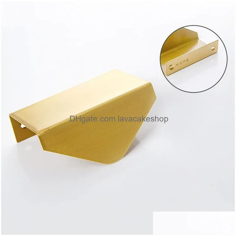 leaf shape furniture cupboard cabinet wardrobe drawer pull knob brass handle 361c3