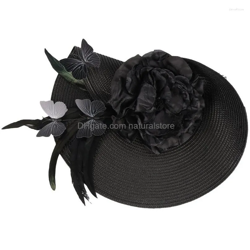 bandanas bride fascinator headband wedding headpiece flower tea party fabric women hat miss