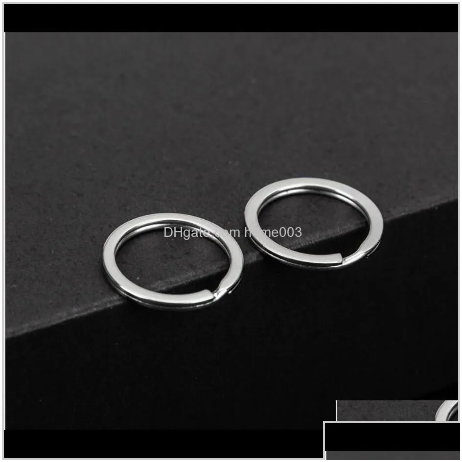 Rings Jewelry Metal Manufacturer Supply High Quality 1Dot5 X25Mm Flat Circle Key Ring Keyrings Selling Handbags Car Aessor