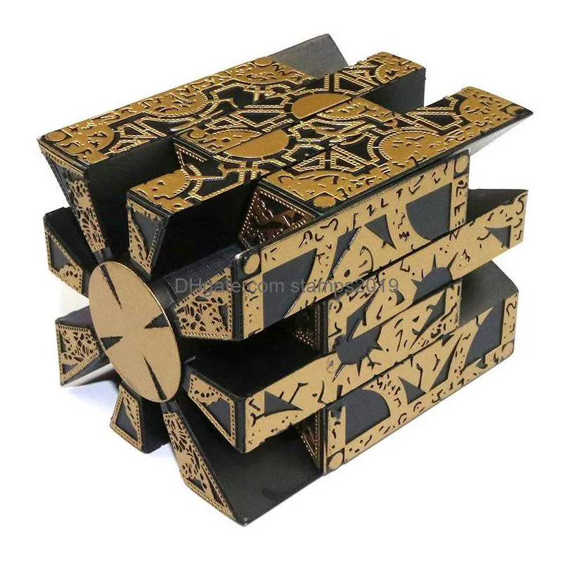 decorative objects figurines 1 1 hellraiser cube puzzle box removable lament horror film series full function needle props model ornaments