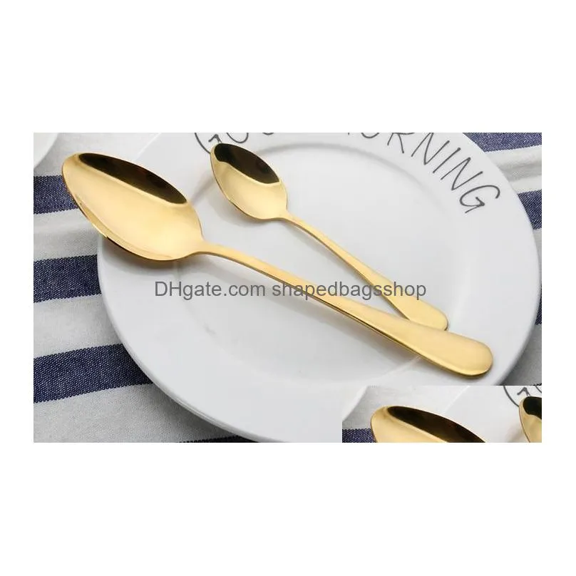 gold tableware sets wedding favors gold cutlery sets dishwasher safe glossy gold flatware sets stainless steel wholesale sn2579