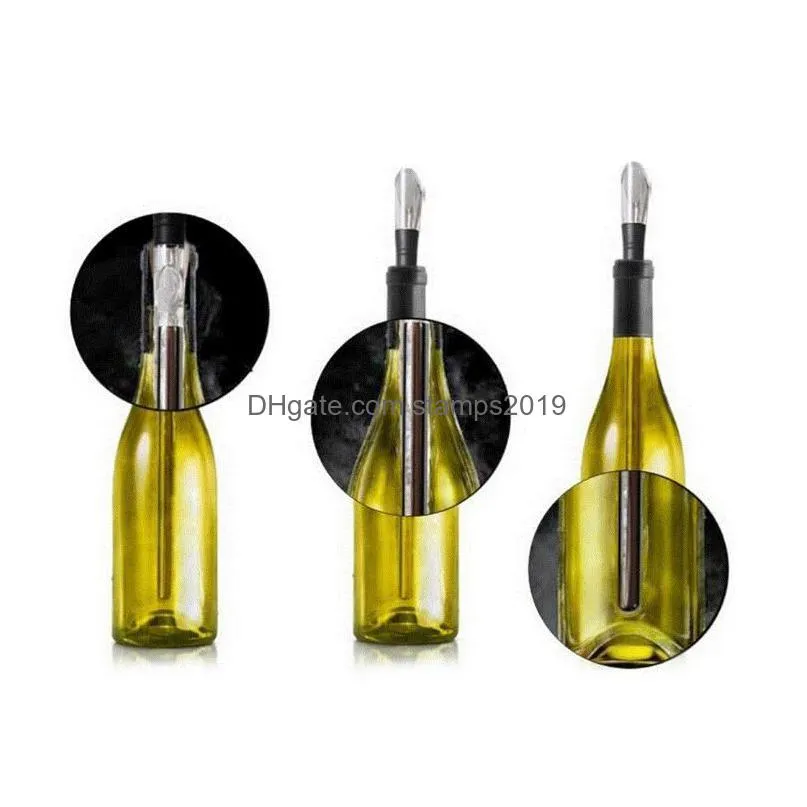 ice buckets and coolers wine chillers stick stainless steel bottle chill cool rod with pourer by sn1295 drop delivery home garden ki dhjam