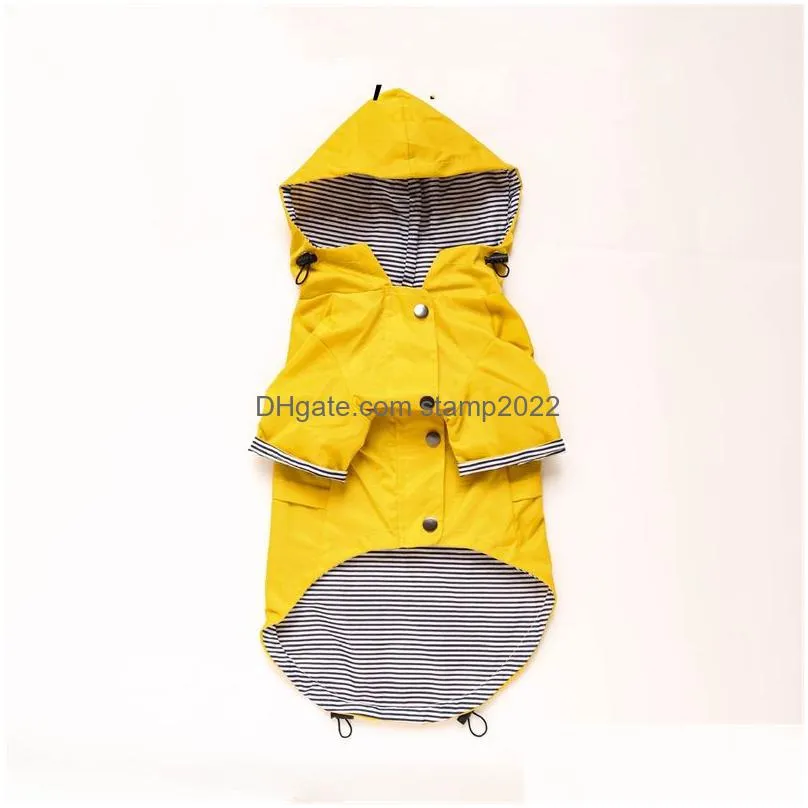 pet dog apparel clothes for puppy windproof dogs jacket rainproof raincoat dog sport hoodies jackets 20220901 e3