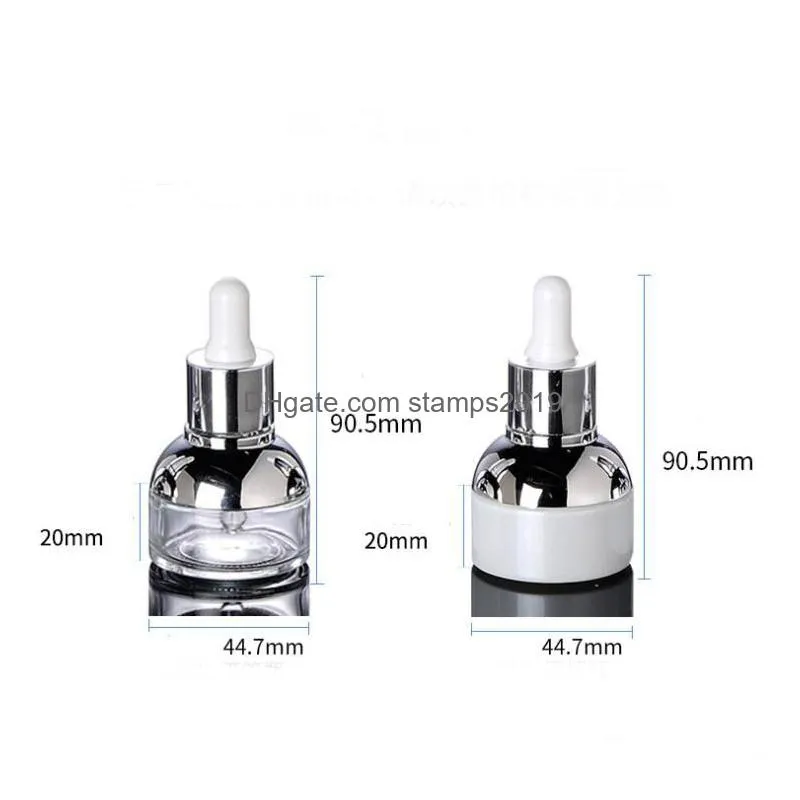 packaging bottles wholesale 30ml transparent glass dropper empty  oils per bottle women cosmetic container small sn1285 dro dhy0o
