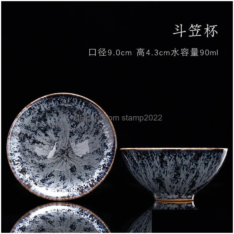 teaware sets loiesag 60ml kiln change sand gold glazed ceramic tasting cup kung fu single teacups small cups owner cup tea bowl home 20220827