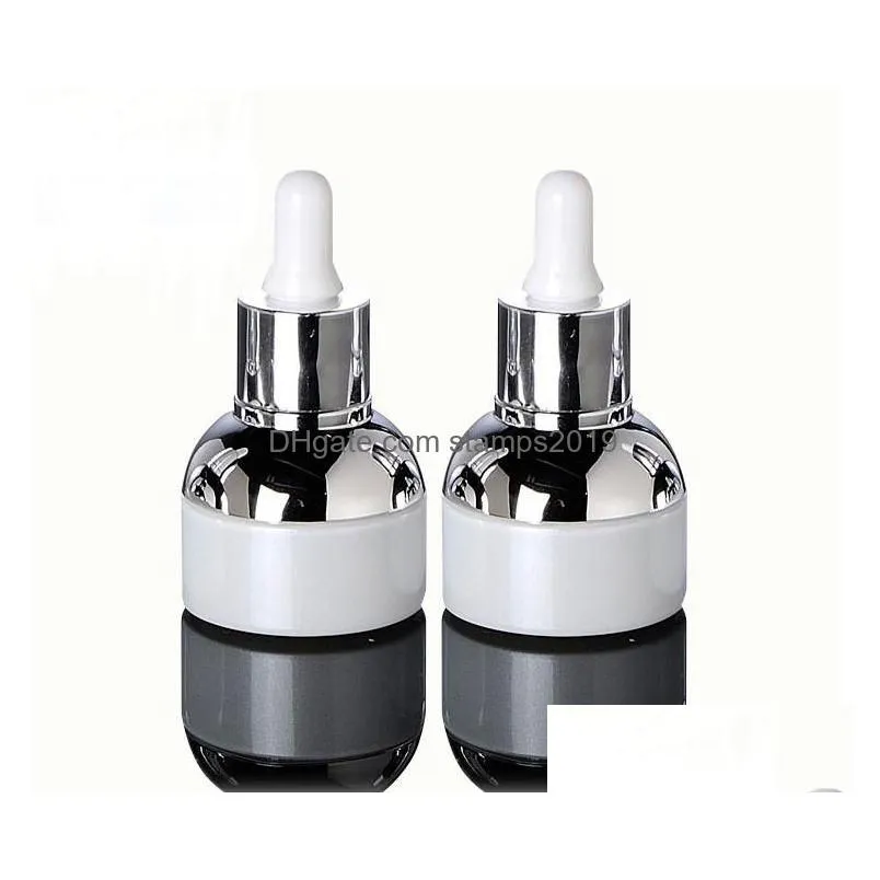 packaging bottles wholesale 30ml transparent glass dropper empty  oils per bottle women cosmetic container small sn1285 dro dhy0o