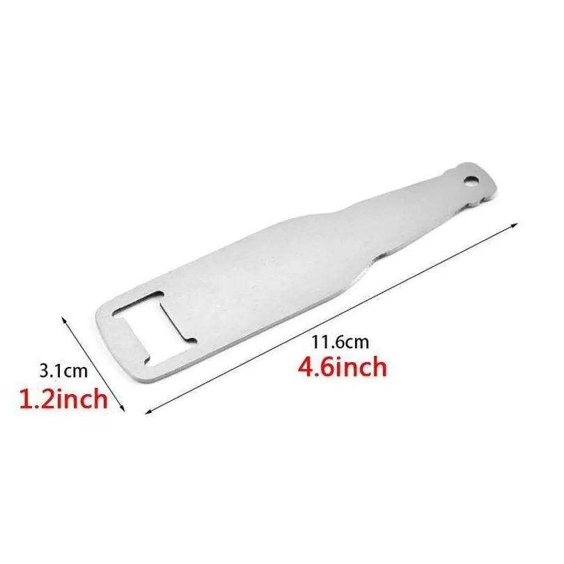 Openers Stainless Steel Opener Hanging Wall Mount Bottle Portable Wine Durable Beer Kitchen Bar Waiter Tool Drop Delivery Home Garde Dhj41