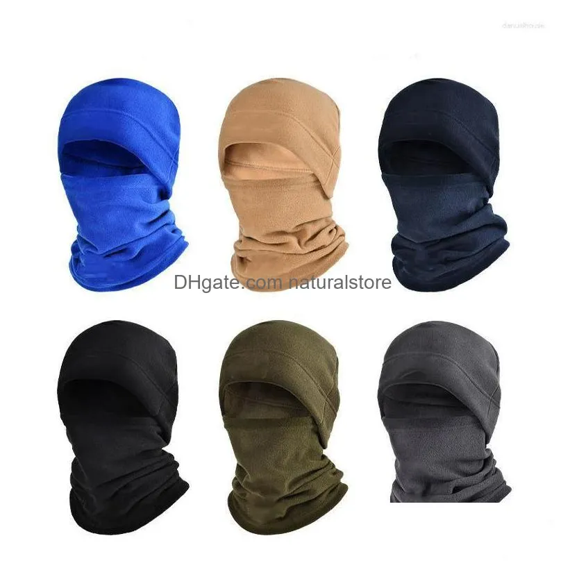 bandanas sportbandana cycling ski scarf thermal head cover winter fleece hat and set tactical warm balaclava face mask neck warmer