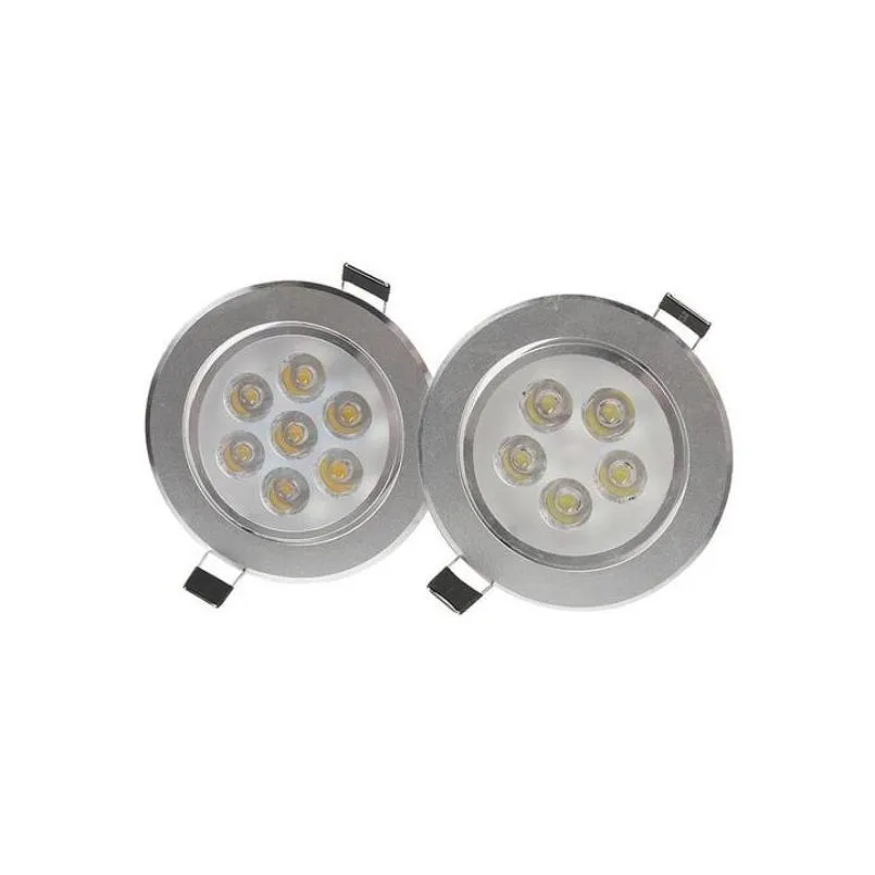 LED Downlight 3W 5W 7W 9W 12W 15W Round Recessed Lamps 85-265V Include Driver LED Spot for Living Room Kitchen Down Lights