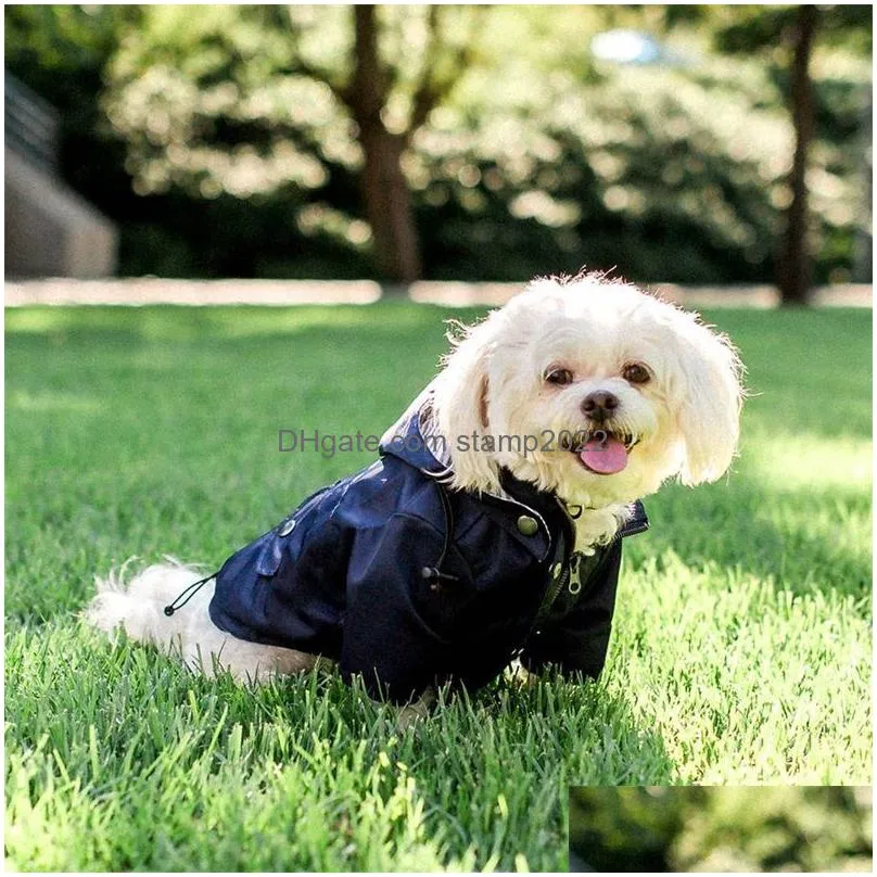 pet dog apparel clothes for puppy windproof dogs jacket rainproof raincoat dog sport hoodies jackets 20220901 e3