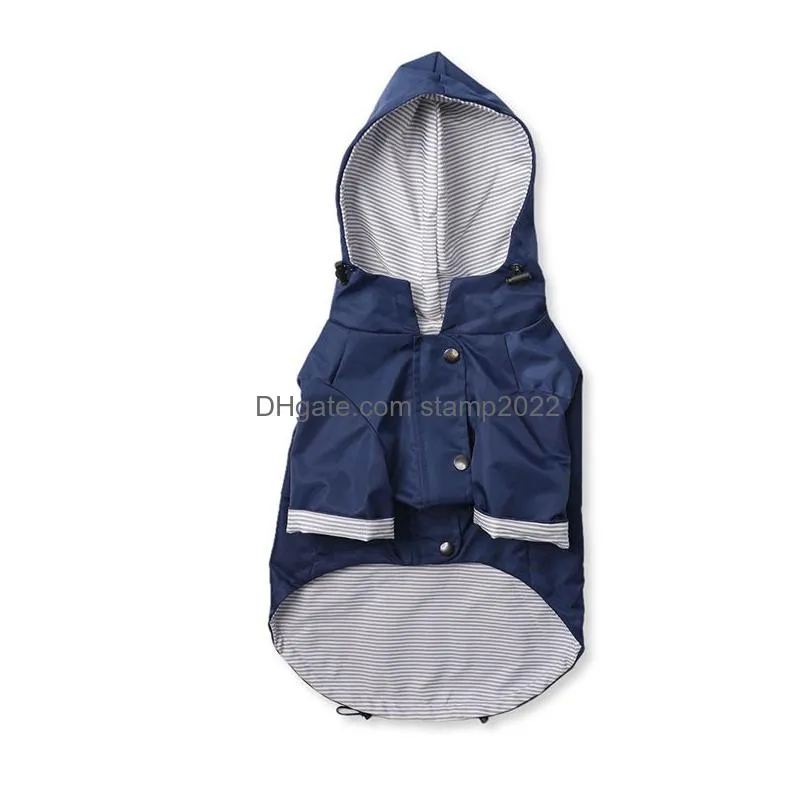 pet dog apparel clothes for puppy windproof dogs jacket rainproof raincoat dog sport hoodies jackets 20220901 e3