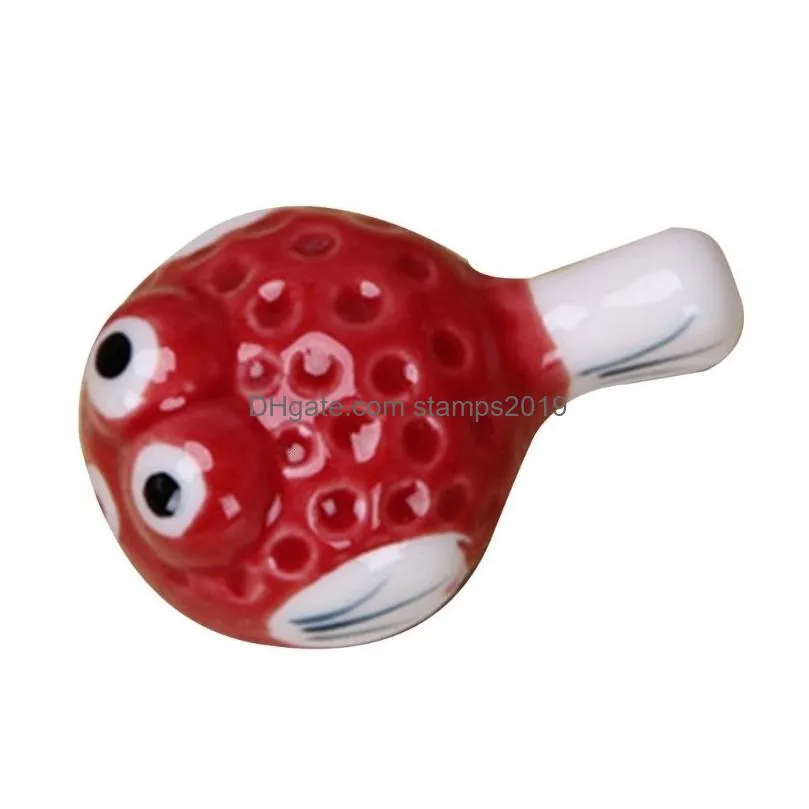 flatware sets pufferfish shaped chopstick holders ceramic rests material for 230721
