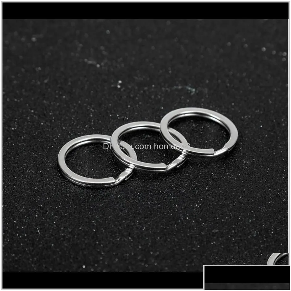 Rings Jewelry Metal Manufacturer Supply High Quality 1Dot5 X25Mm Flat Circle Key Ring Keyrings Selling Handbags Car Aessor