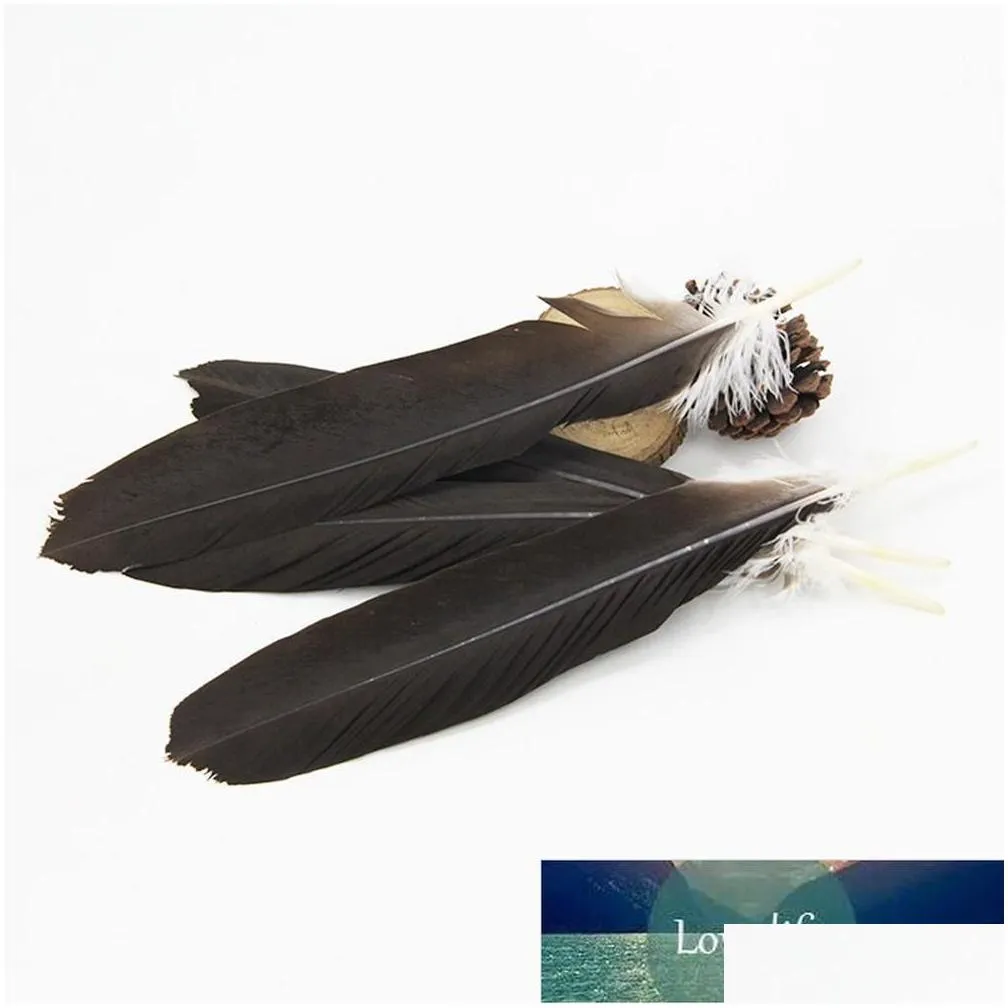 Craft Tools Holesale 10 Rare Natural  Feathers 40-45 Cm/16-18 Decoration Celebration Performance Accessories Inches Jewelry Diy Dhtcl