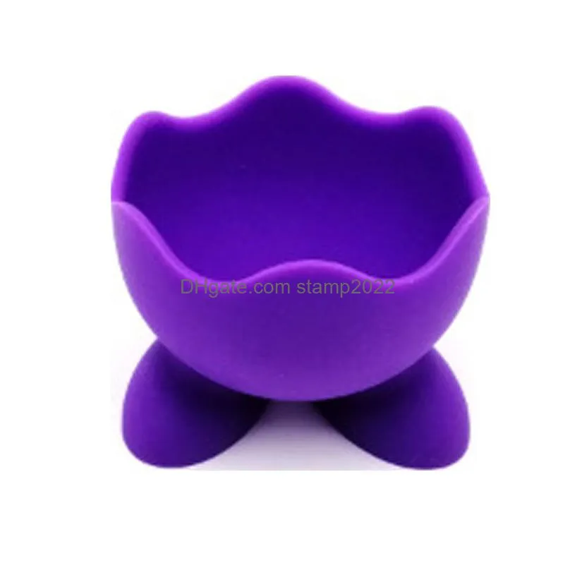 silicone egg tools cup holders breakfast boiling beauty blender holder egg rack eggs tool colored soft serving cups 20220901 e3