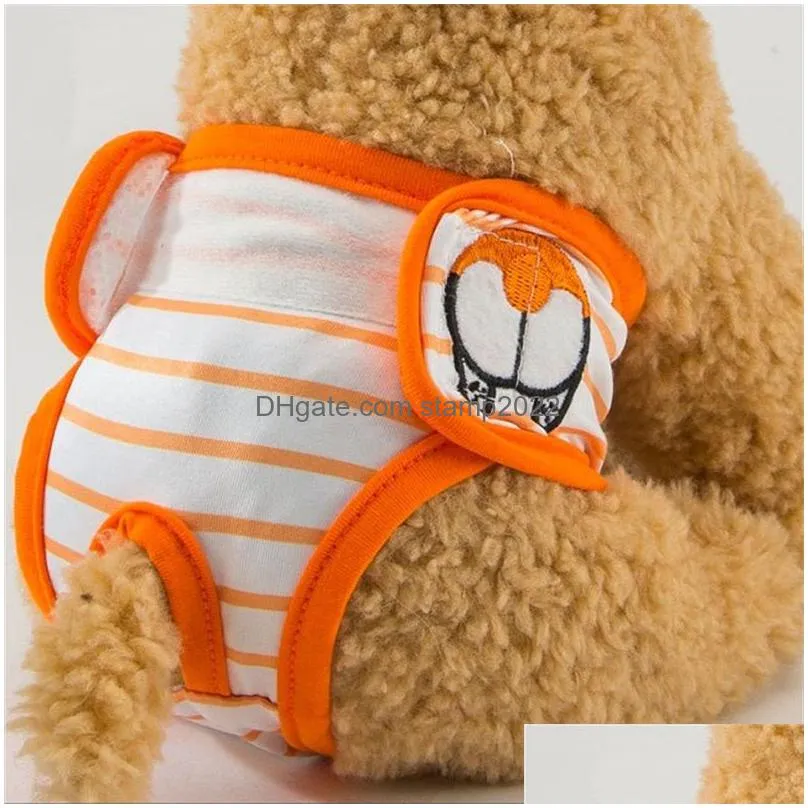 cute dog apparel diaper sanitary safety puppy short nappy wrap underwear dog physiological pant dogs belly band lovely pet panties 20220827