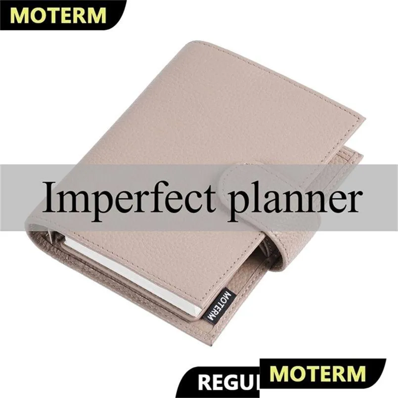 notepads wholesale limited imperfect moterm regar pocket rings planner genuine cowe leather a7 notebook agenda organizer journey ske dhbgo