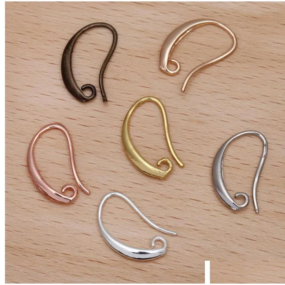 Clasps Hooks 100X Diy Making 925 Sterling Sier Jewelry Findings Hook Earring Pinch Bail Ear Wires For Crystal Stones Beads Thvxd 9Qxkf