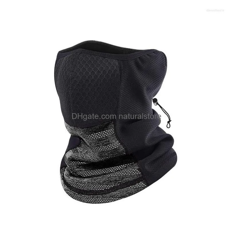 bandanas autumn and winter cycling head scarf neck cover outdoor sports thickened face protection ear warm ski mask