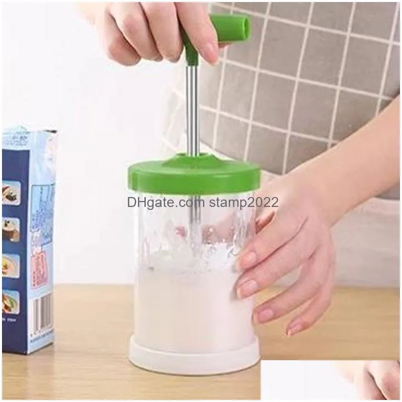 bakeware hand pump cream manual milk frother foam maker kitchen pitchers diy multipurpose professional coffee tools frother 20220825