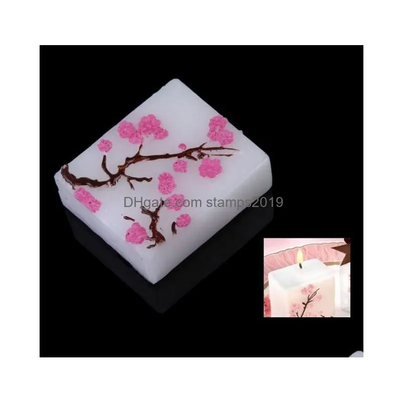 other event party supplies 100pcs wedding candles smoke- scented wax cherry blossoms candle present gifts favors decoration sn409 dh7ea