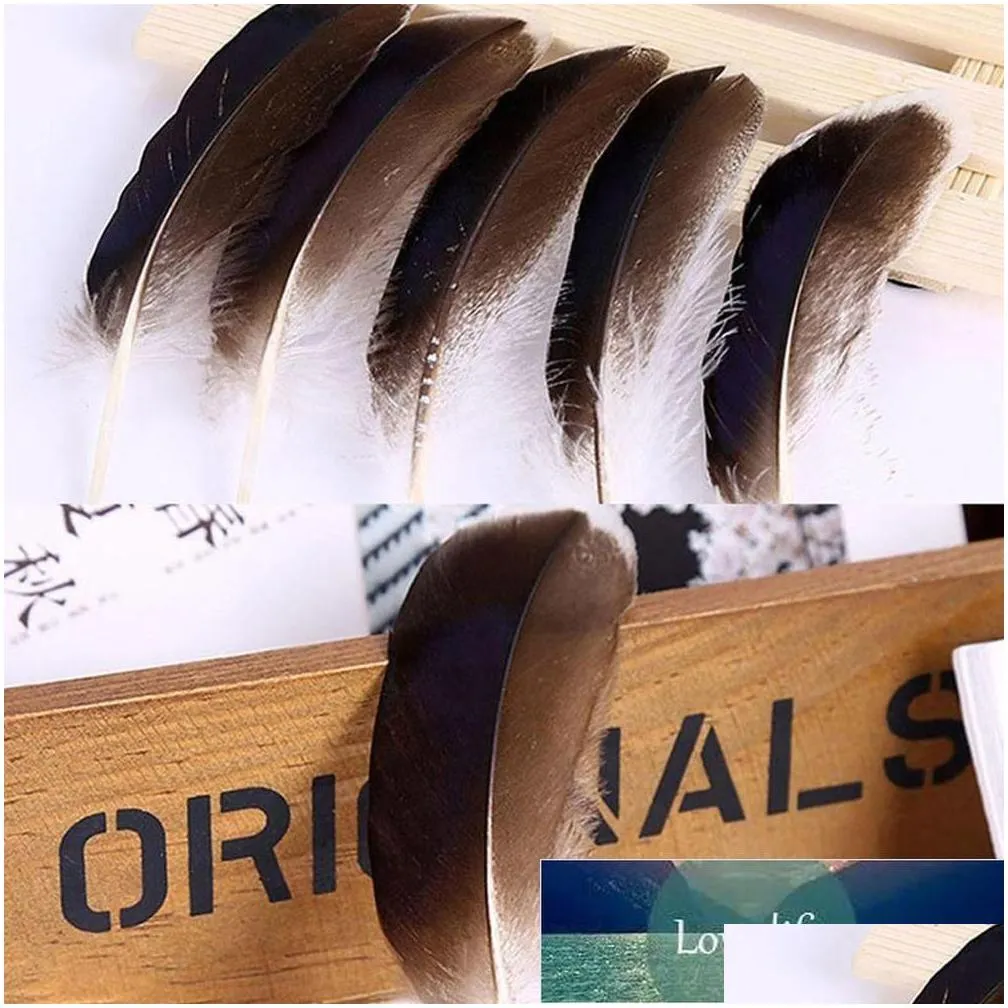 Craft Tools Holesale 10 Rare Natural  Feathers 40-45 Cm/16-18 Decoration Celebration Performance Accessories Inches Jewelry Diy Dhtcl