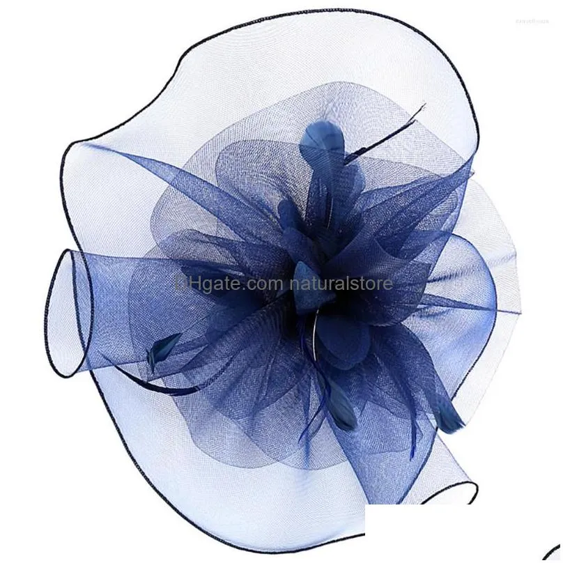 bandanas mesh headdress fascinators hats women 1920 headpiece hair accessories bridal headwear wedding flapper banquet