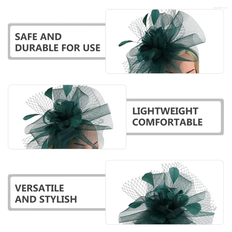 bandanas cocktail party hat tea accessories women flapper womens hats top hair fascinators artificial feathers bride