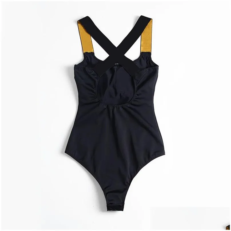 Code 101 new high-quality ladies fashion sexy triangle one-piece cover belly swimsuit