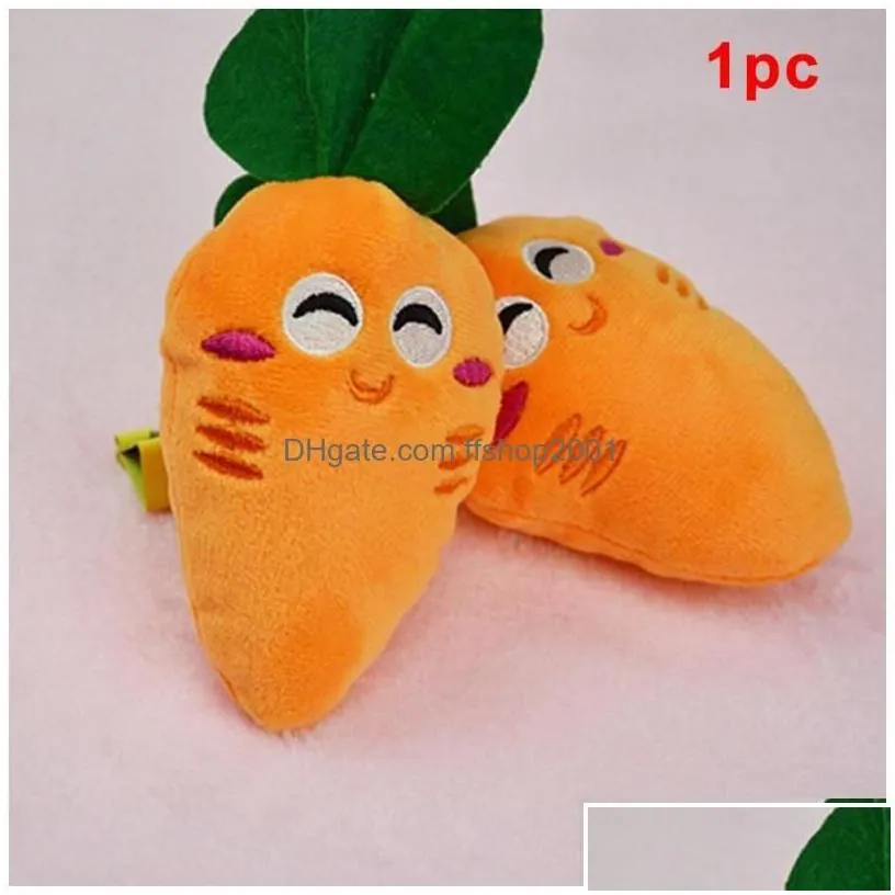 dog toys chews carrot plush chew squeaker toy vegetables shape pet puppy drop delivery home garden supplies dh1ha