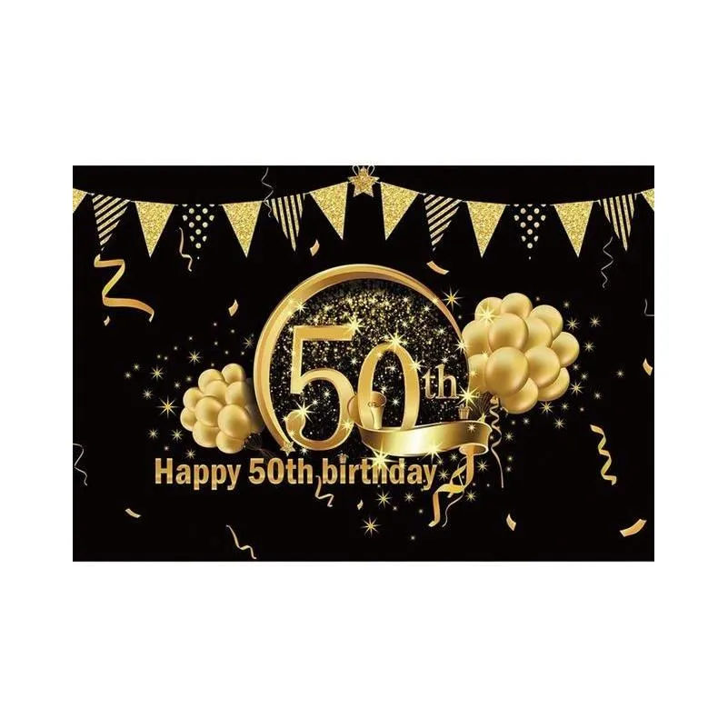 birthday background decor happy 30th 40th 50th birthday party decor adult 30 40 50 years anniversary party supplies