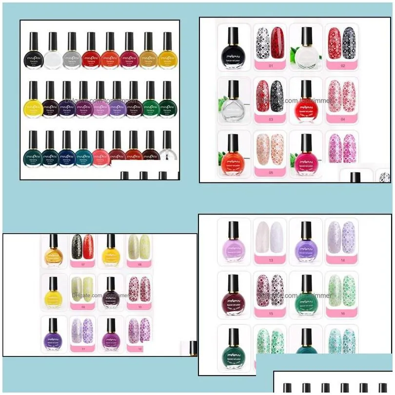 nail polish art salon health beauty new fashion special 26 color optional for nails stam print 10ml drop dhbc2