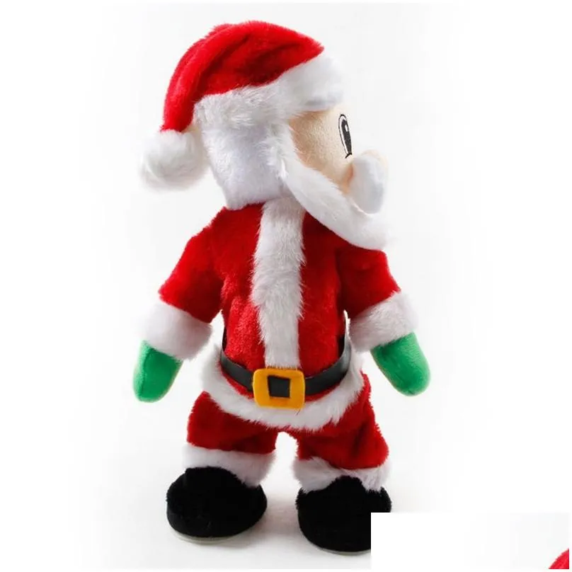 Christmas Decorations Gift Dancing Electric Musical Toy Santa Claus Doll Twerking Singing1 Drop Delivery Home Garden Festive Party Su Otr9R