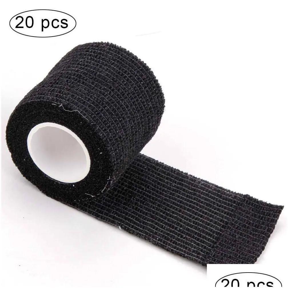 Tattoo Machine 61020Pcs Disposable Bandage Sport Wrap Tape Self Adhesive Elastic Permanent Makeup Accessories 221207