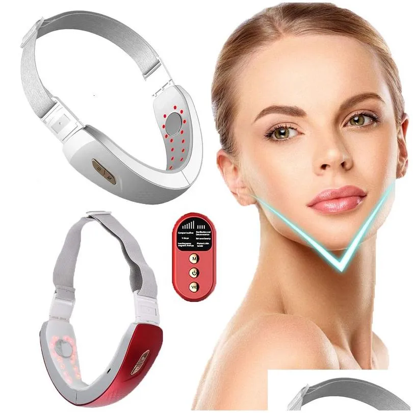 Face Massager Electric V Face Lifting Machine Double Chin Remove Skin Lifting Device Vibration LED Light EMS VFace Shaping Massager