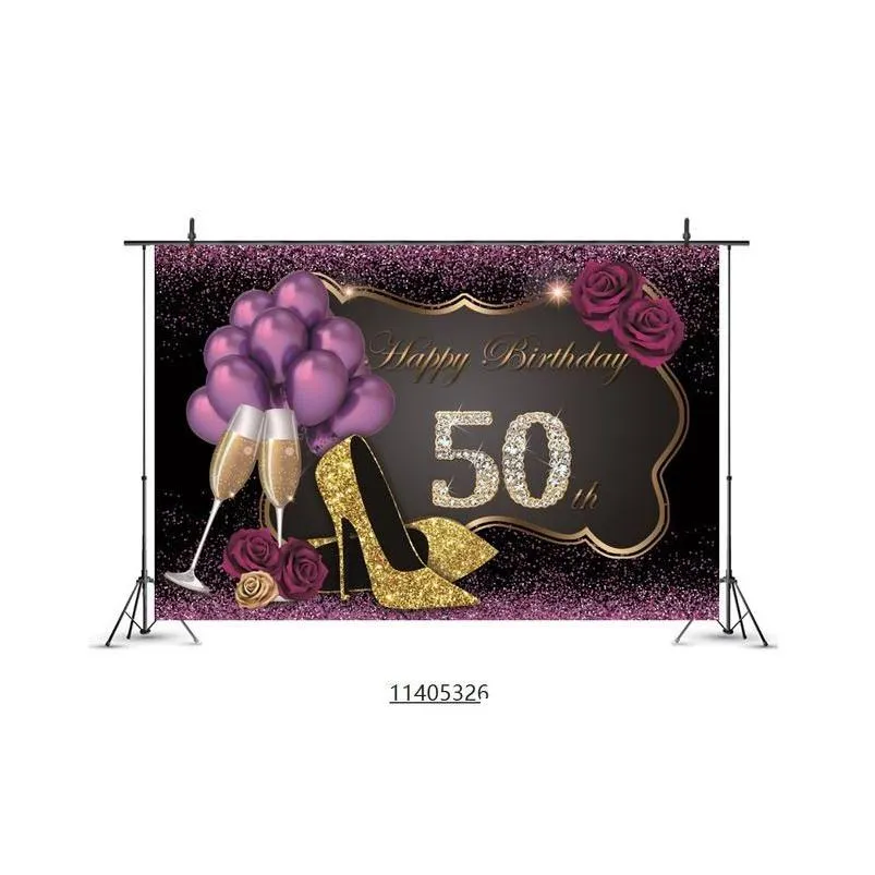 birthday background decor happy 30th 40th 50th birthday party decor adult 30 40 50 years anniversary party supplies