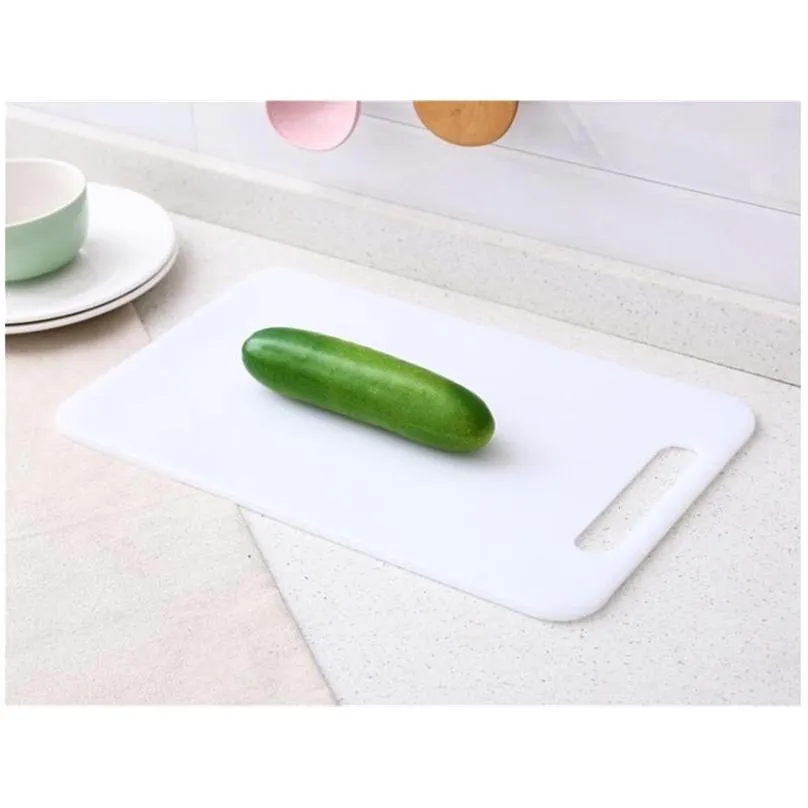 moldproof kitchen household fruit polyethylene resin plastic large food cutting chopping board knife mildew proof pp blocks t200708